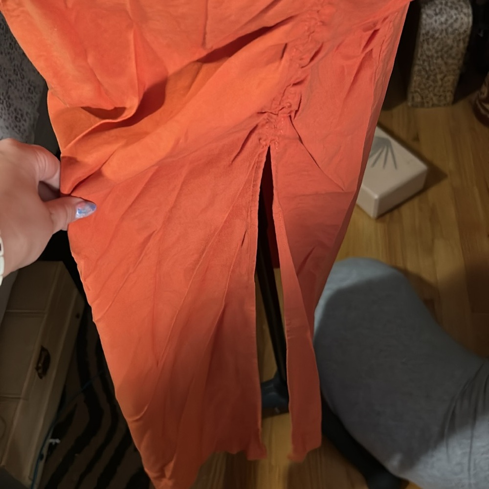 Lulus Orange Crop Top and Maxi Skirt Set - Small - Picture 5 of 10